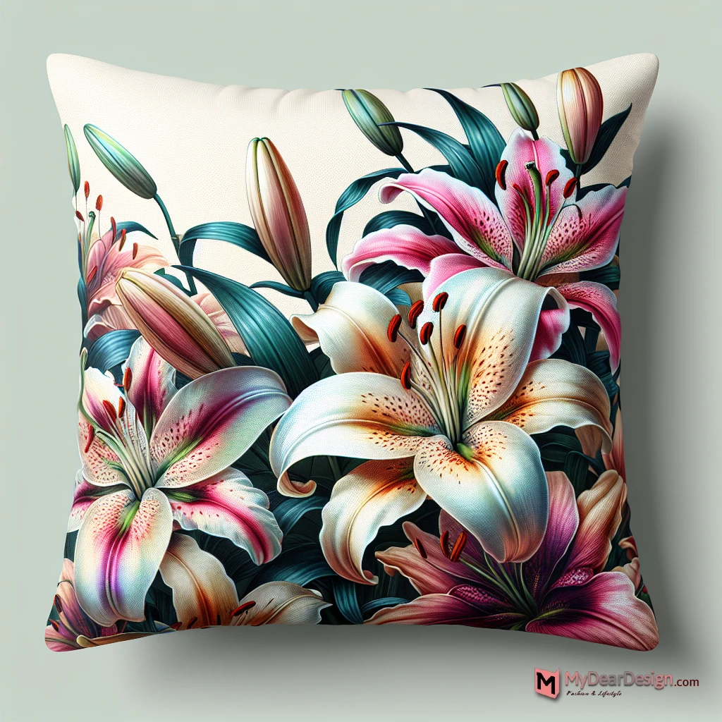 12. Lily Blossom Pillow