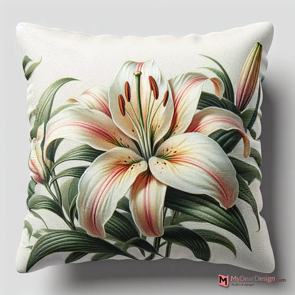 2. Lily Floral Cushion