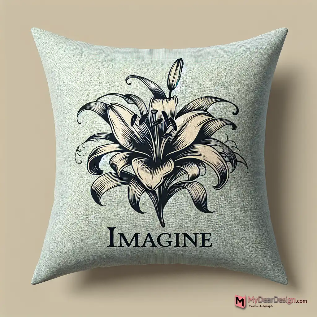 6. Lily Decorative Pillow