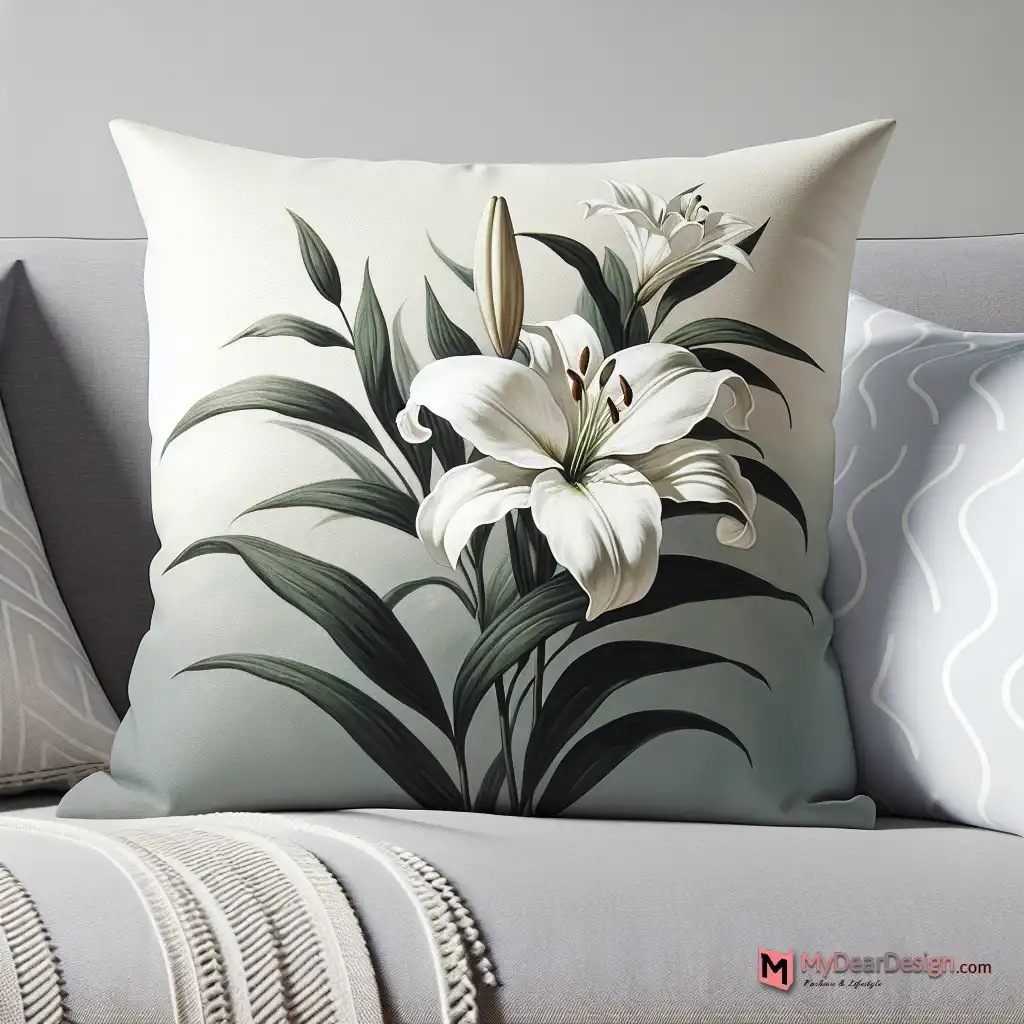 7. Lily Throw Pillow