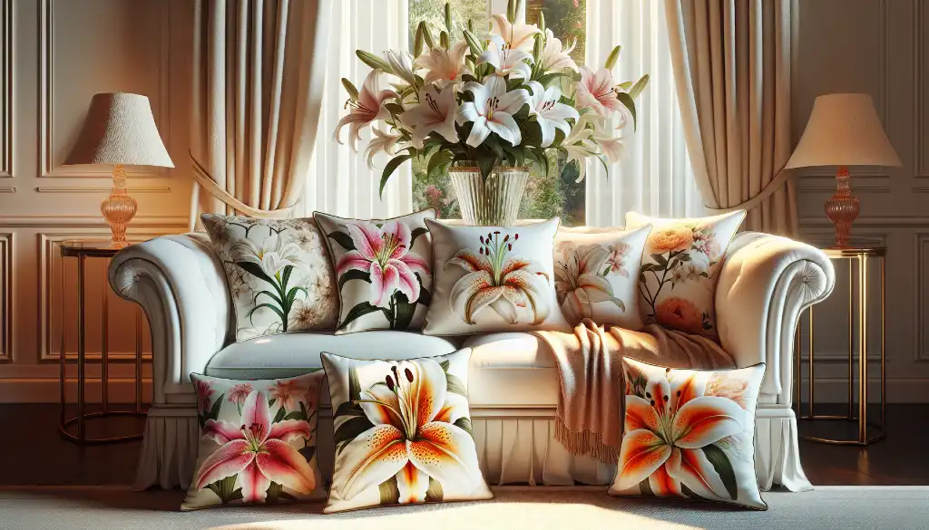 The Best 22 Lily Floral Pillow Designs That You Should Apply for Home Decor