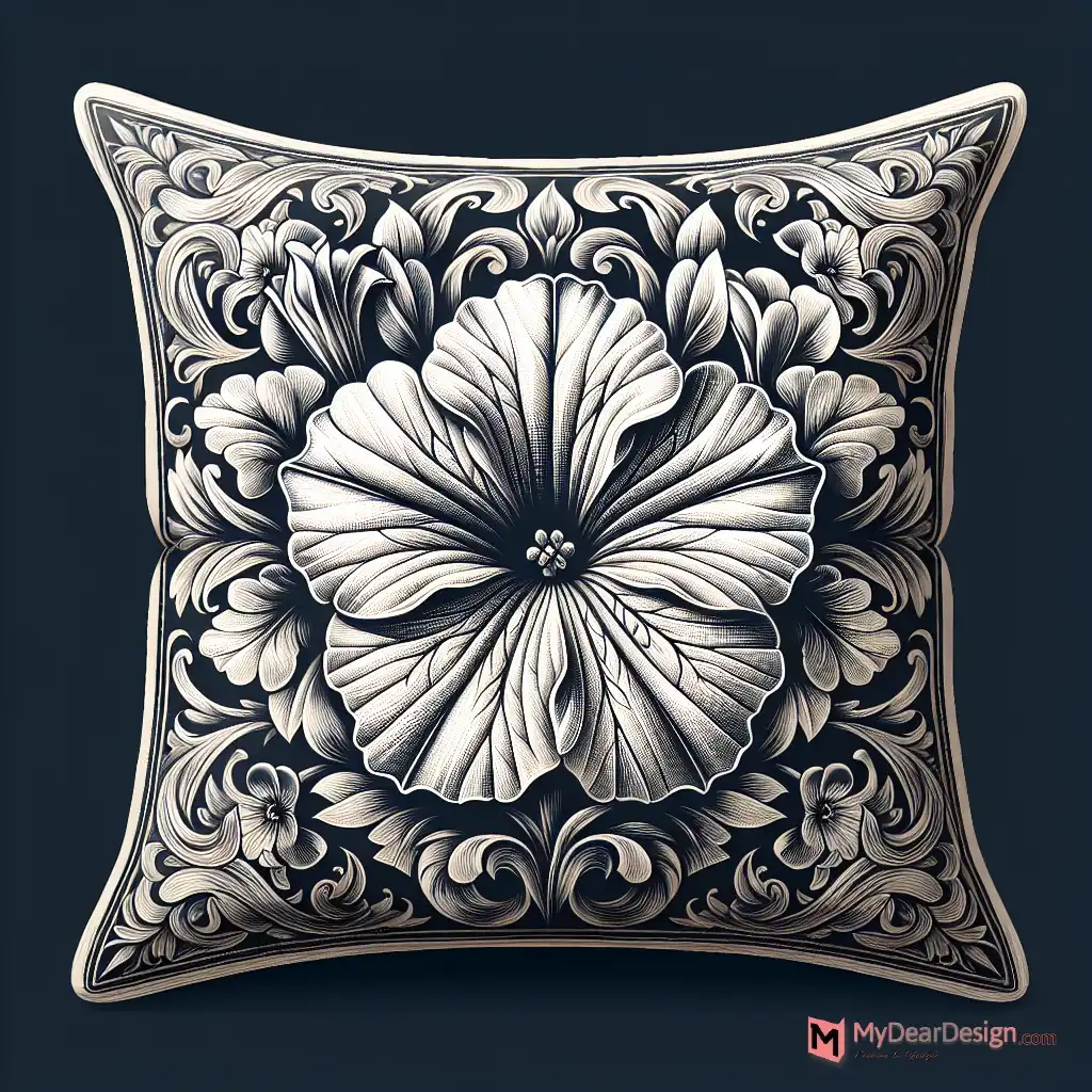 Petunia Flower Cushion