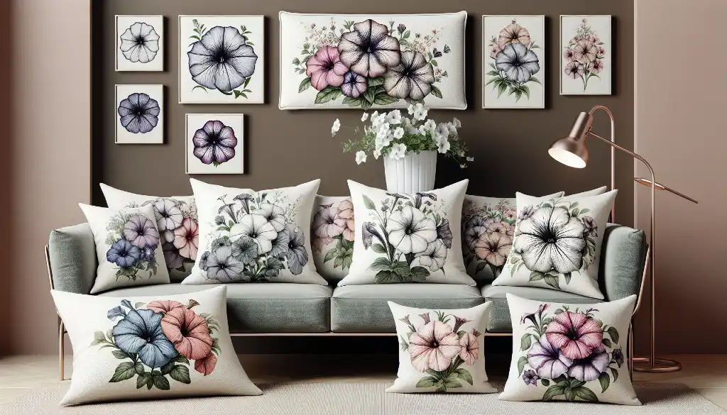 Petunia Floral Pillow 21+ Best Design To Complete Your Indoor Look