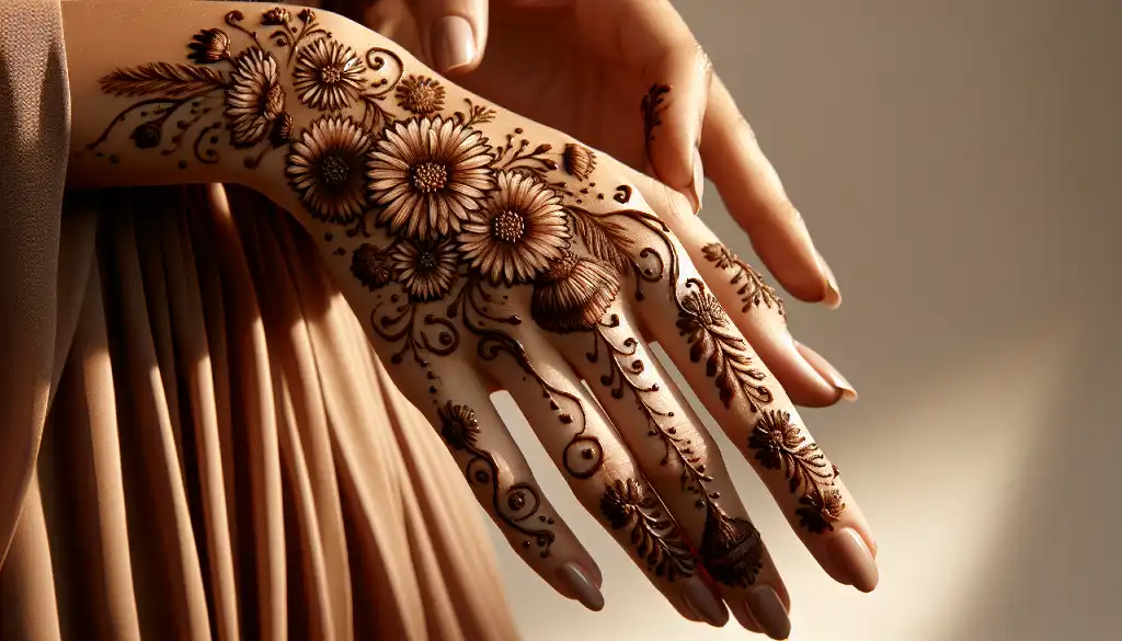 How to Make 15+ Beautiful Aster Flower Mehndi at Home