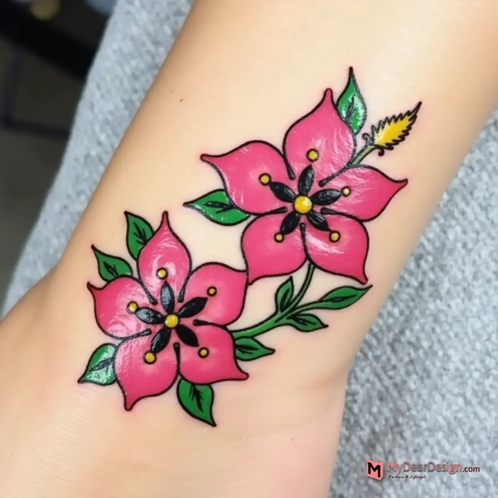 Bougainvillea Tattoo Designs