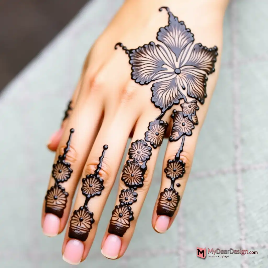 Bridal Bougainvillea Henna