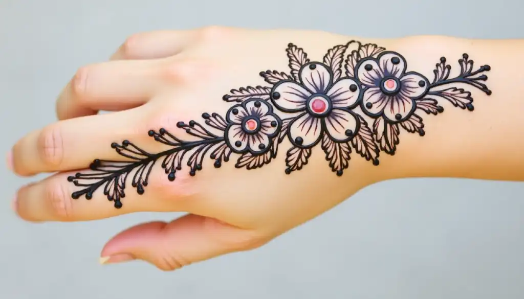 10 Stunning Burr Mallow Flower Mehndi Designs to Try This Year